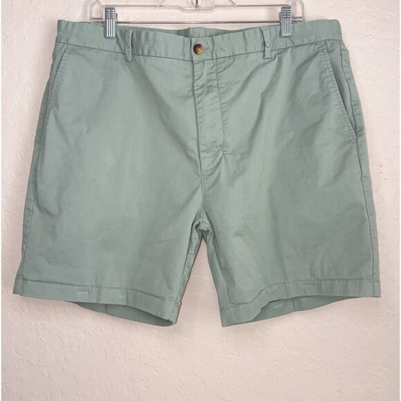 Vineyard Vines Breaker Shorts Mens 38 Green Pockets Logo Whale Preppy Travel - Picture 1 of 10
